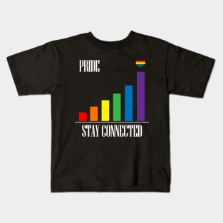 LGBT Gay Pride - Stay Connected Kids T-Shirt